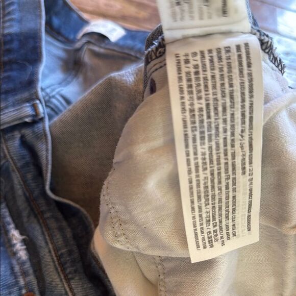 Abercrombie & Fitch Women’s 36/22 Curve Love The 4” Mom Shorts High rise denim - Picture 6 of 13